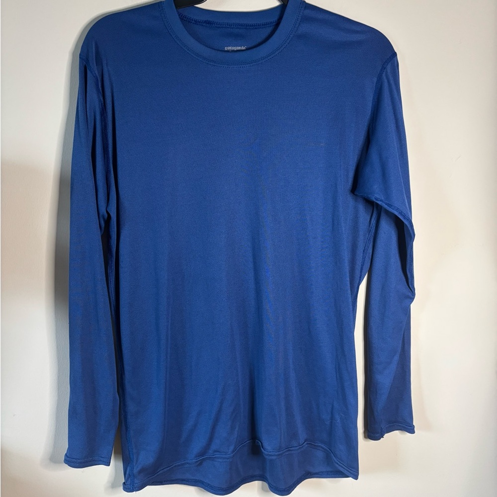 Patagonia Men's Capaleine Blue Long Sleeve Tee Mens XL